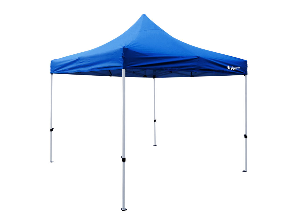 Blue canopy pop-up tent