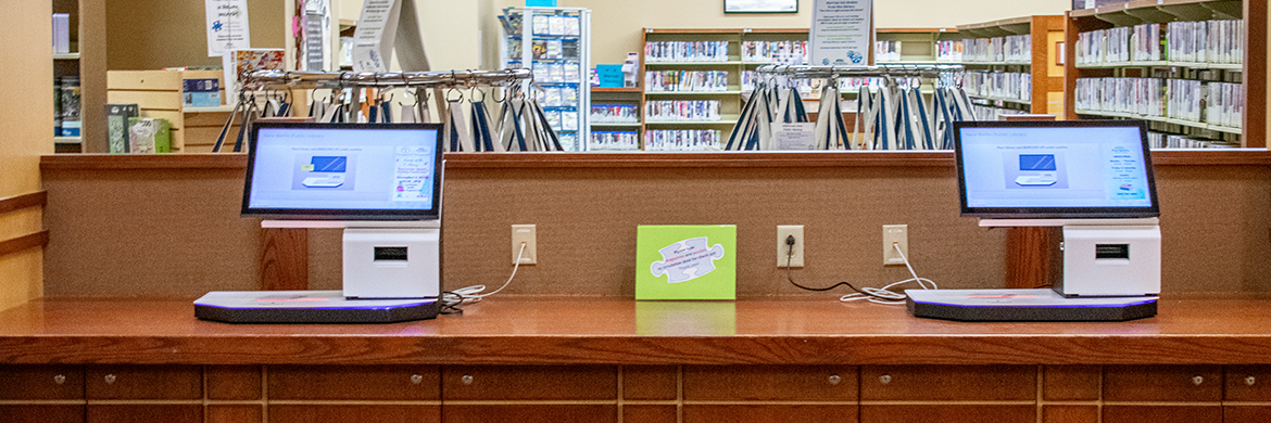 Self Checkout desk