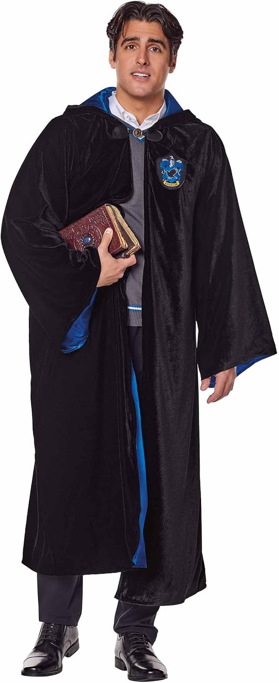 image of man wearing Harry Potter Ravenclaw robe