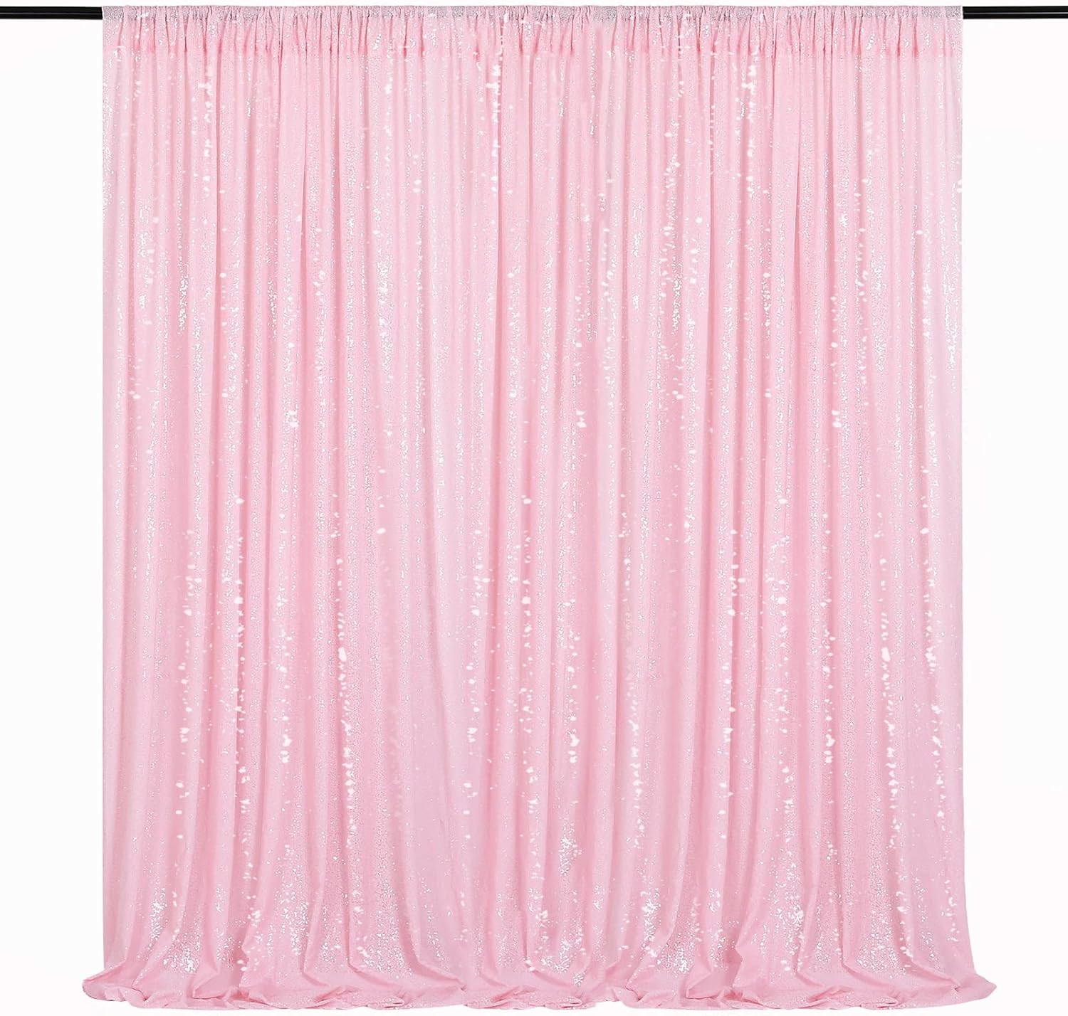 image of pink sequin photo backdrop