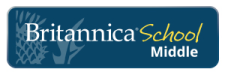 Britannica Online- Middle School logo