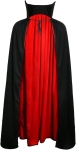 Black vampire cape with a deep red inside
