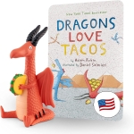 Dragon Tonie Figures with Dragons Love Tacos book