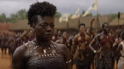 image of Viola Davis from "The Woman King"