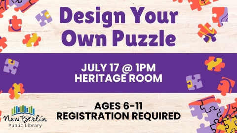 Design Your Own Puzzle slide with puzzle pieces