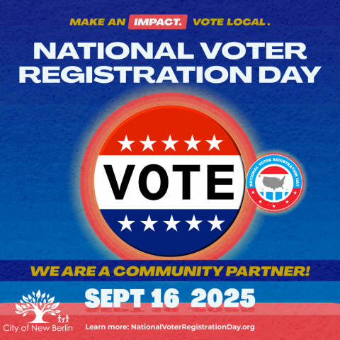 image for National Voter Registration Day poster