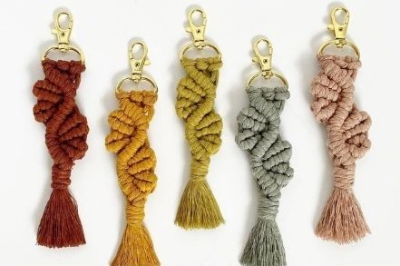 Macrame keychains