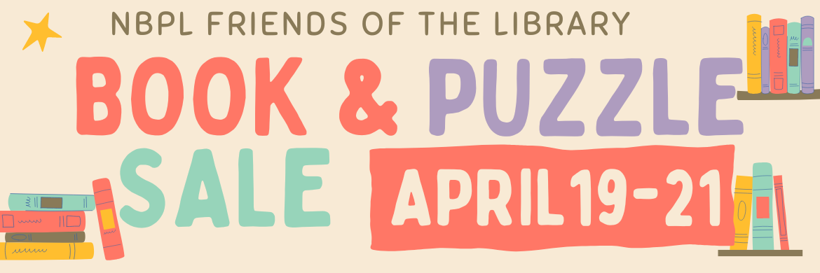NBPL Friends of the Library Book & Puzzle Sale April 19-21