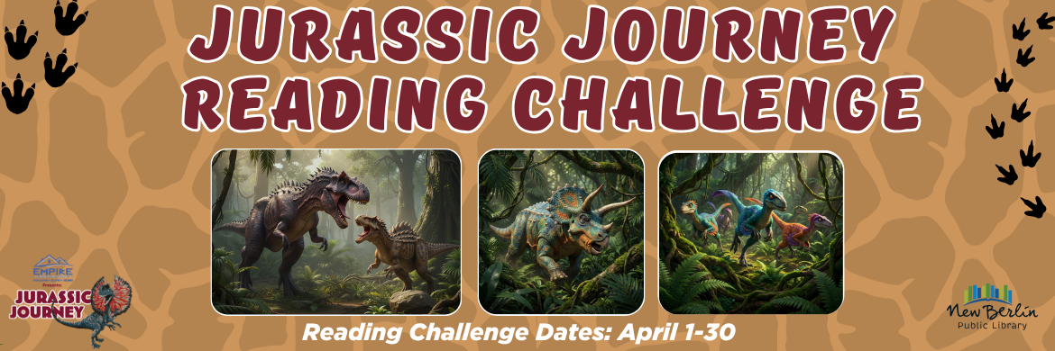Jurassic Journey Reading challenge, Reading Challenge dates April 1-31